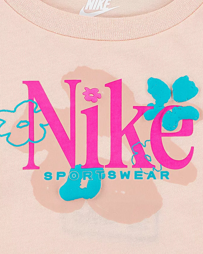  Nike Baby Girls Wild Flower T‑Shirt & Dri‑FIT Scooter Set