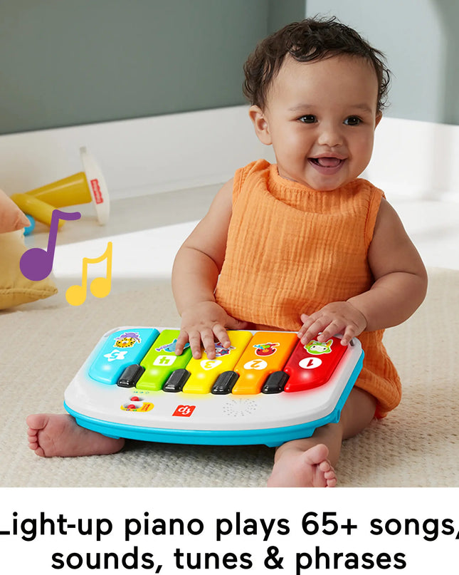 Fisher-Price Kick & Play Sit-Me-Up Portable Baby Chair with Piano Toy and Snack Tray for Infants and Toddlers