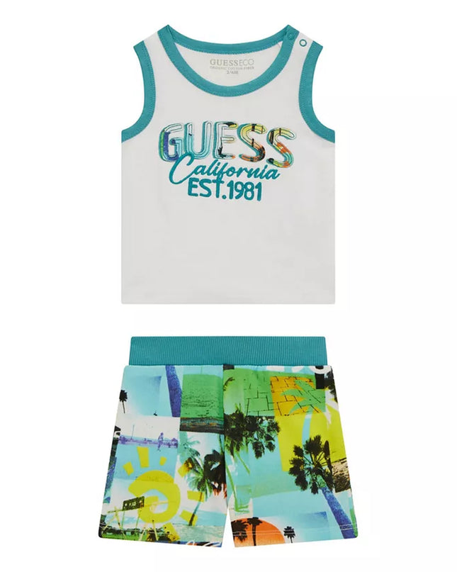 GUESS Baby Boys Tank Top & Shorts Set