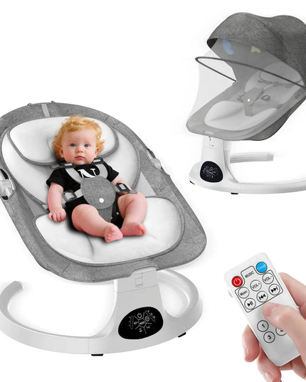 G TALECO GEAR Portable Baby Swing and Bouncer for Infants with 5 Speed Settings and Bluetooth Control