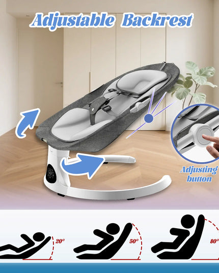G TALECO GEAR Portable Baby Swing and Bouncer for Infants with 5 Speed Settings and Bluetooth Control