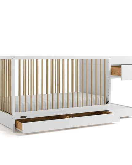 Graco™ Teddi 5‑in‑1 Convertible Crib & Changer with Drawer