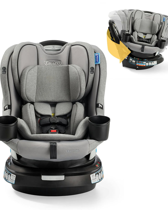 Graco EasyTurn™ 360 2-in-1 Rotating Convertible Car Seat | Rear & Forward-Facing, 4–65 lb