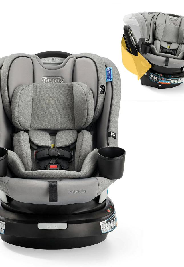 Graco EasyTurn™ 360 2-in-1 Rotating Convertible Car Seat | Rear & Forward-Facing, 4–65 lb