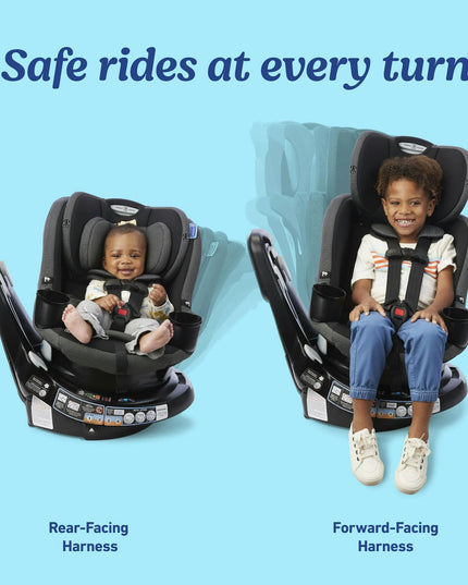Graco EasyTurn™ 360 2-in-1 Rotating Convertible Car Seat | Rear & Forward-Facing, 4–65 lb