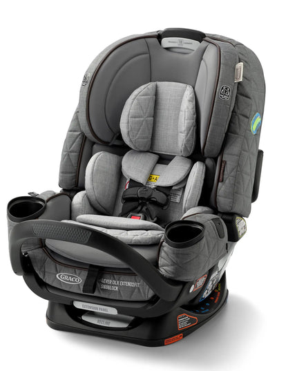 Graco Premier 4Ever DLX Extend2Fit SnugLock 4-in-1 Infant and Toddler Car Seat with Anti-Rebound Bar, Midtown Collection