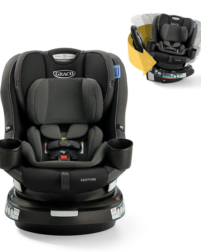 Graco EasyTurn™ 360 2-in-1 Rotating Convertible Car Seat | Rear & Forward-Facing, 4–65 lb