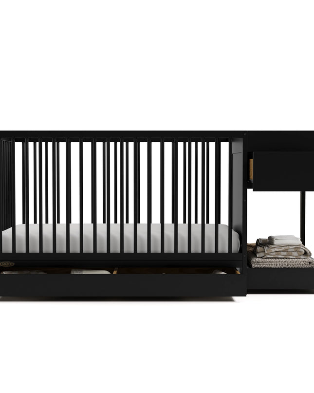 Graco™ Teddi 5‑in‑1 Convertible Crib & Changer with Drawer