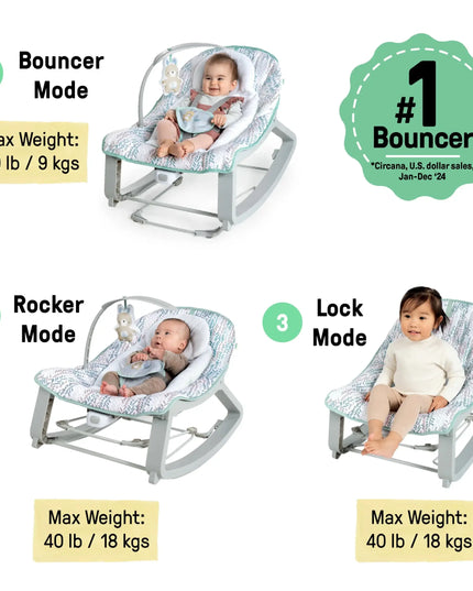 Ingenuity™ Keep Cozy 3-in-1 Vibrating Baby Bouncer, Rocker & Seat