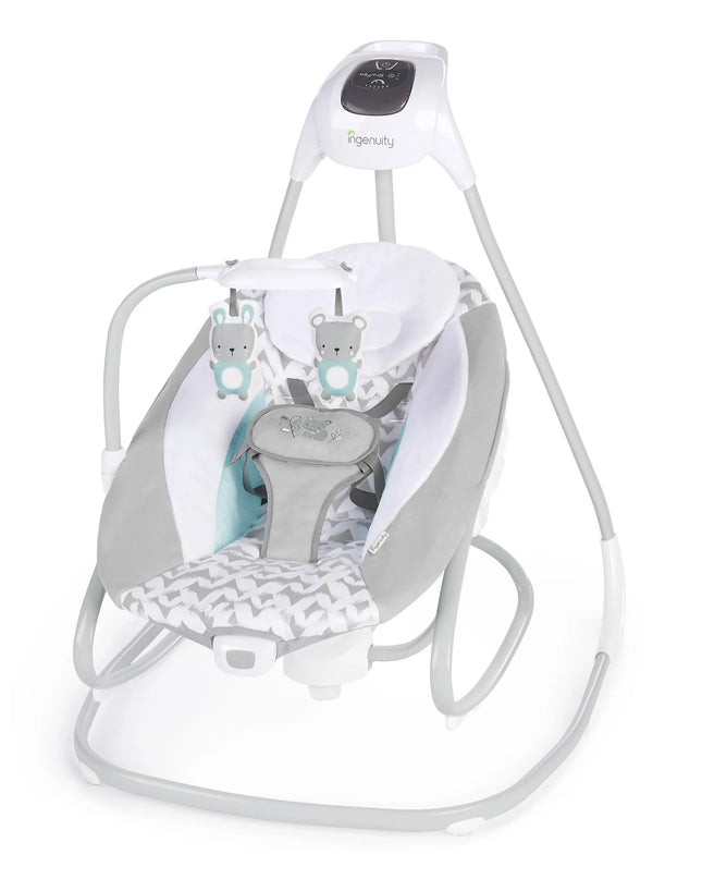 Ingenuity Simplecomfort 2-In-1 Vibrating Lightweight Baby Swing and Rocker