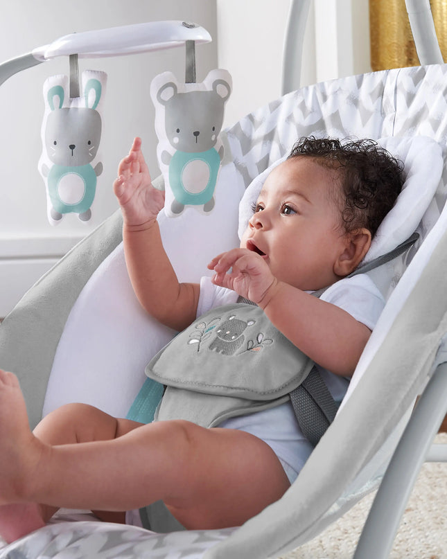 Ingenuity Simplecomfort 2-In-1 Vibrating Lightweight Baby Swing and Rocker