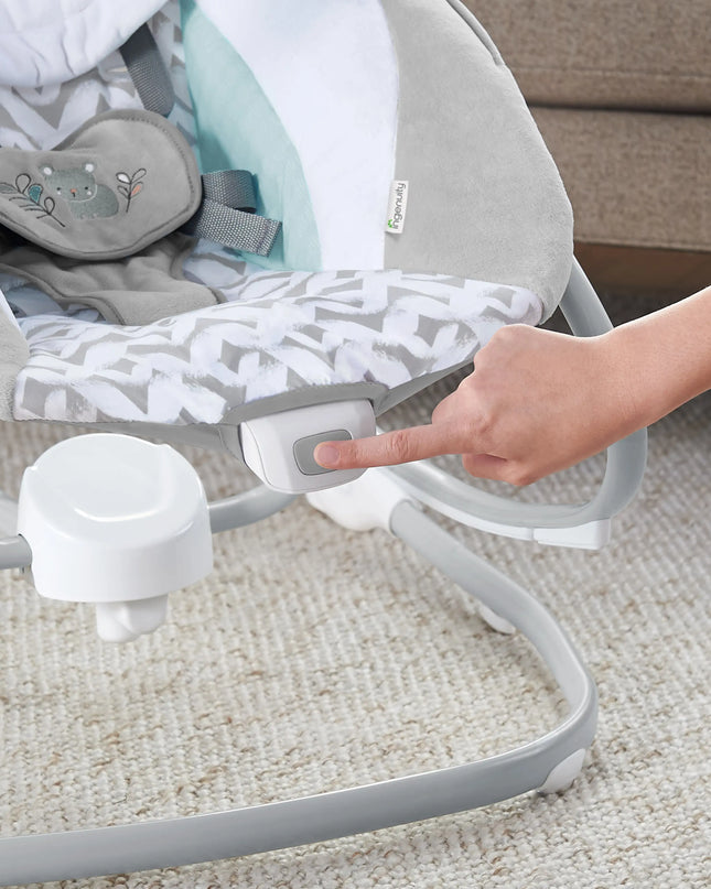 Ingenuity Simplecomfort 2-In-1 Vibrating Lightweight Baby Swing and Rocker