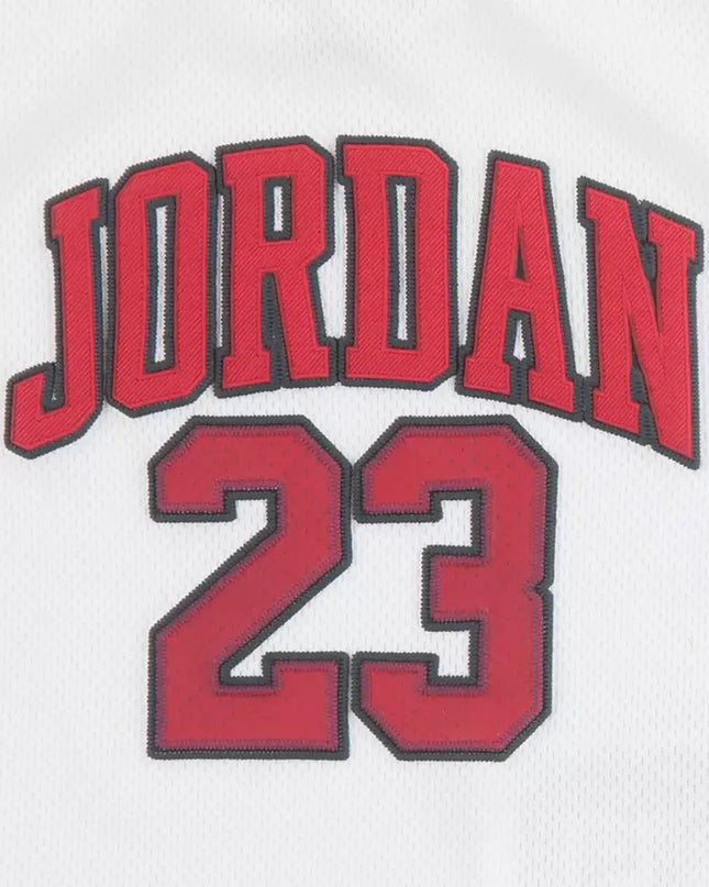 Red 'Jordan 23' logo on a white background