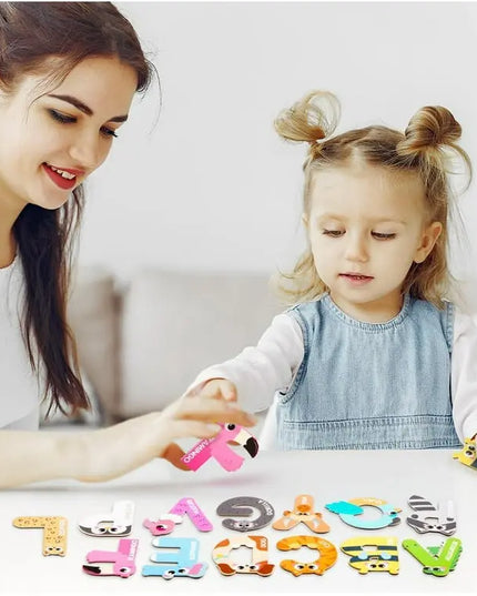 Joyfy™ Animal Alphabet Magnetic Letters