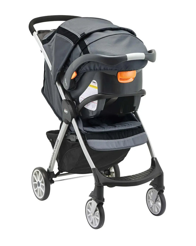 Chicco™ Bravo 3-in-1 Travel System – Modular Baby Stroller with KeyFit® Infant Car Seat, Recline & Suspension