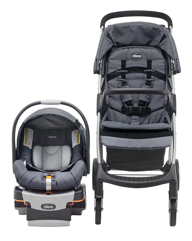 Chicco™ Bravo 3-in-1 Travel System – Modular Baby Stroller with KeyFit® Infant Car Seat, Recline & Suspension