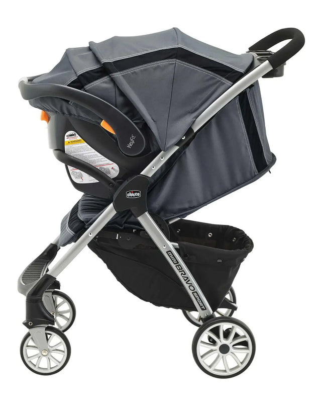 Chicco™ Bravo 3-in-1 Travel System – Modular Baby Stroller with KeyFit® Infant Car Seat, Recline & Suspension