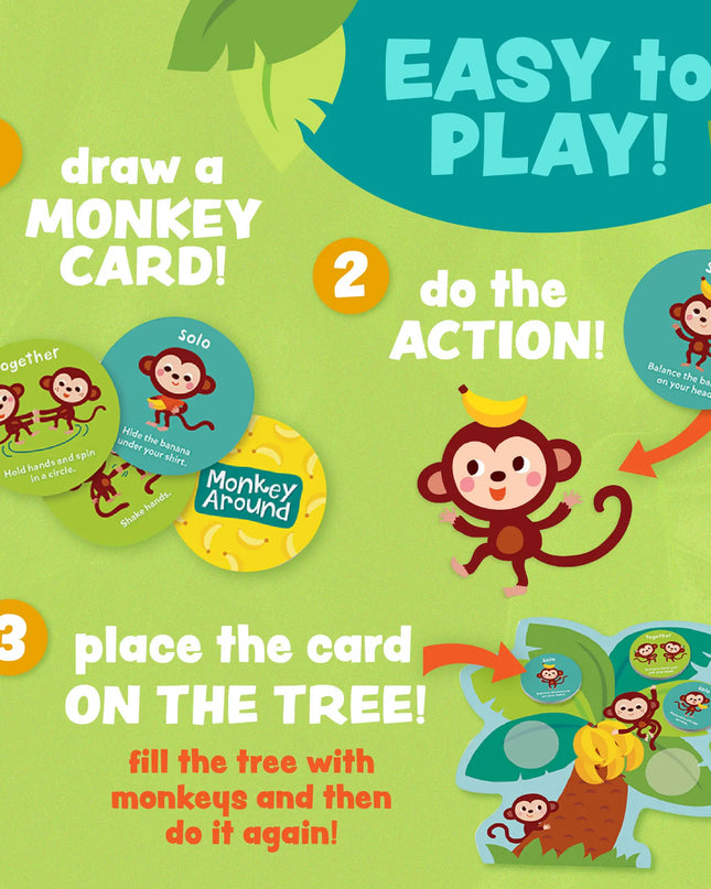 Monkey Around Wiggle & Giggle Game – Interactive Toddler Motion Game