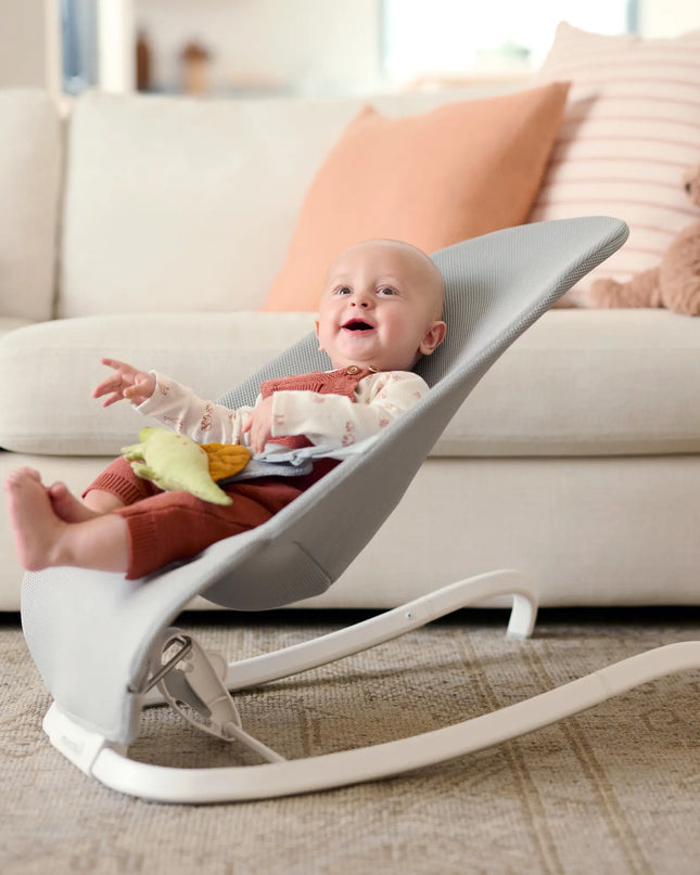 Munchkin® Spring 2-in-1 Infant Bouncer and Rocker - Lightweight Design with Three Recline Positions, Unisex