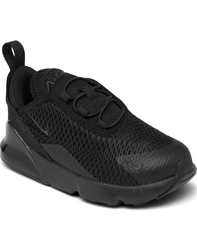 Black sneaker on a white background
