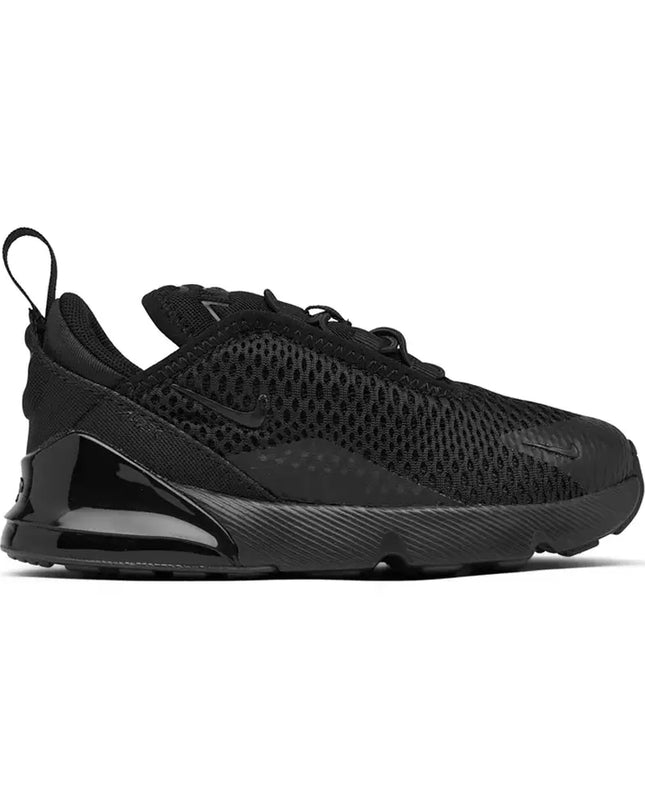 Black sneaker on a white background
