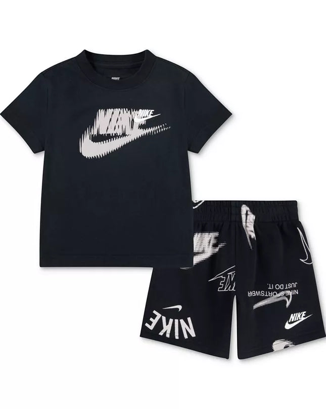 Nike Toddler Club Brand Energy T‑Shirt & Shorts, 2‑Piece Set