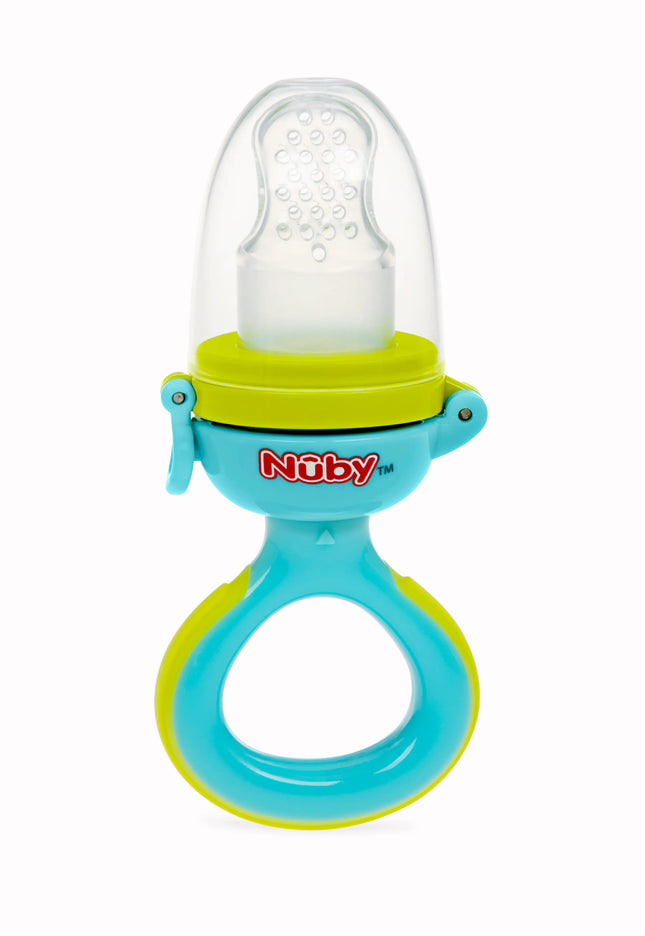Nuby Twist N' Feed Infant Soft Foods Feeder with Protective Cover