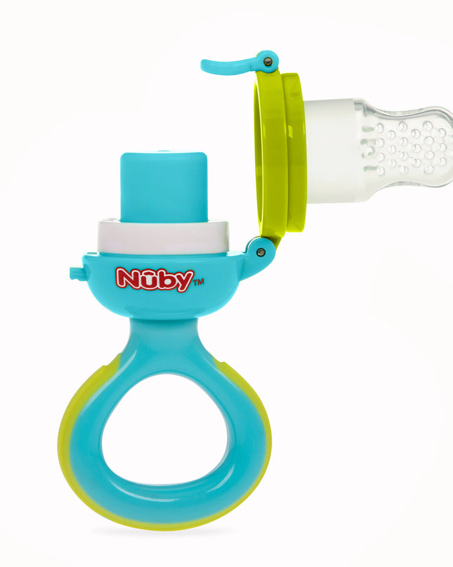 Nuby Twist N' Feed Infant Soft Foods Feeder with Protective Cover
