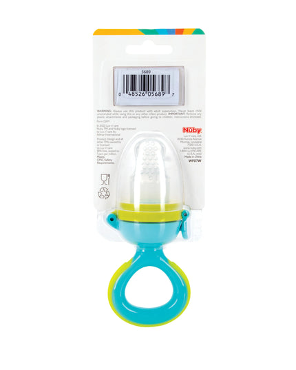 Nuby Twist N' Feed Infant Soft Foods Feeder with Protective Cover