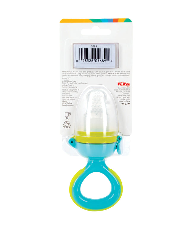 Nuby Twist N' Feed Infant Soft Foods Feeder with Protective Cover