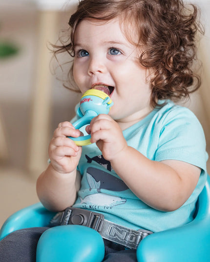 Nuby Twist N' Feed Infant Soft Foods Feeder with Protective Cover