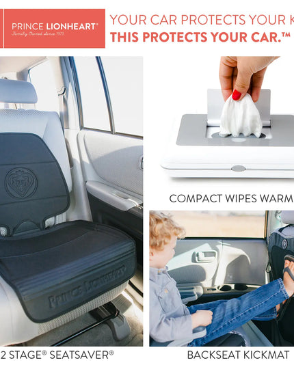 Prince Lionheart Portable Compact Baby Wipe Warmer with Car Adapter