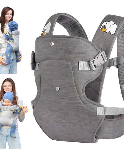 RUPOUN 4‑Position Convertible Soft & Cool Baby Carrier (Newborn–Toddler)