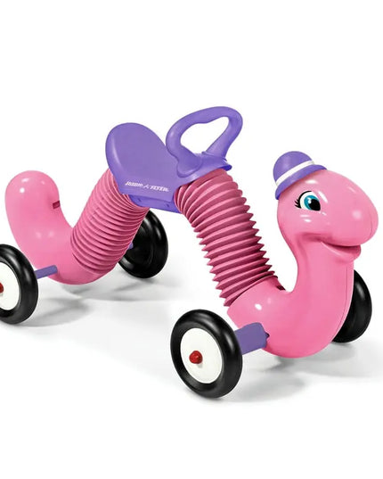 Radio Flyer Inchworm Classic Bounce & Go Ride-On | 50 lb Capacity