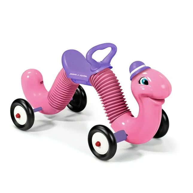 Radio Flyer Inchworm Classic Bounce & Go Ride-On | 50 lb Capacity