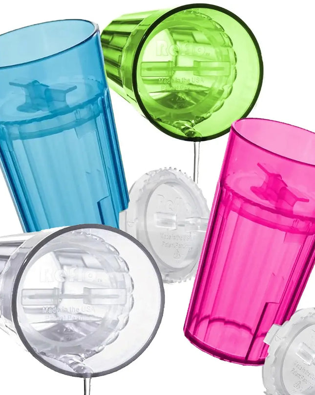 Reflo™ Smart Cup Open Training Set — 4-Pack, 360° Controlled Flow