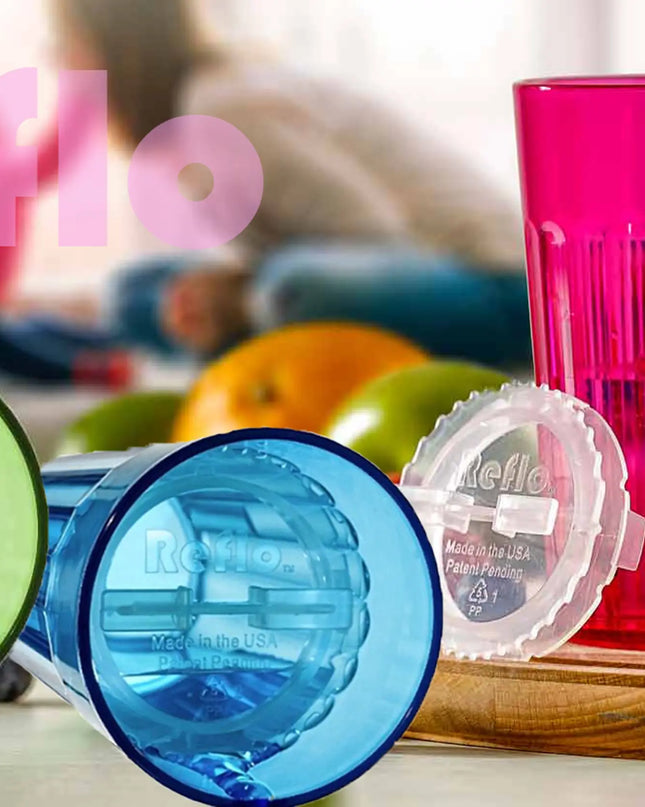 Reflo™ Smart Cup Open Training Set — 4-Pack, 360° Controlled Flow