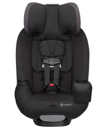 Black car seat with Safety 1st logo on a white background