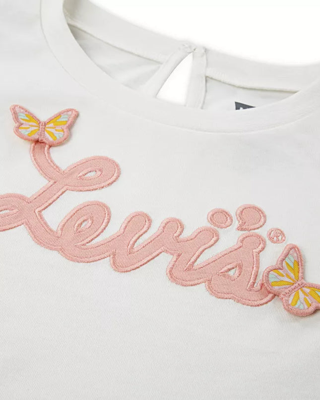 Toddler Girls Ruffle T‑Shirt & Skort Set