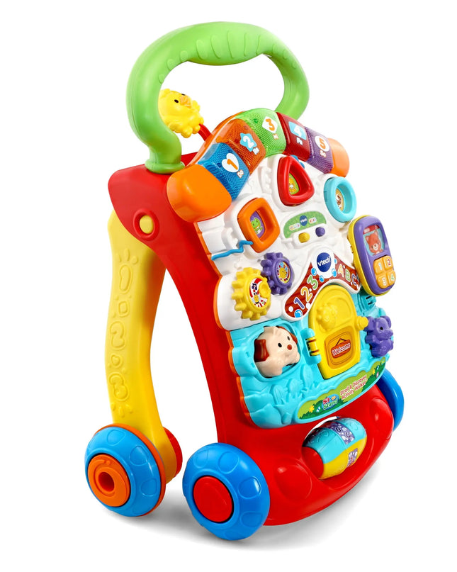 VTech® Stroll & Discover Activity Walker | 2‑Speed Light‑Up Music Push Toy