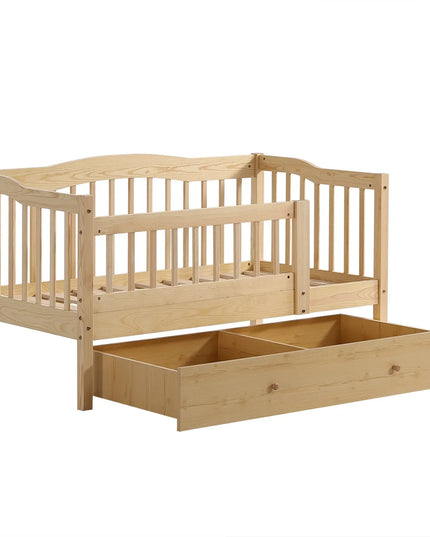 Zimtown™ Toddler Daybed with Storage Drawer | Kids’ Bed Frame for Bedroom