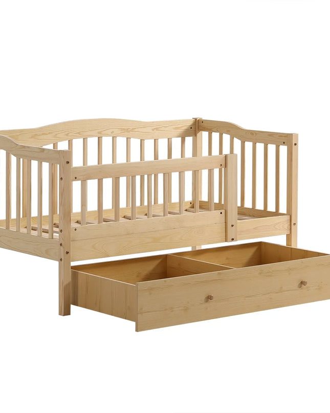 Zimtown™ Toddler Daybed with Storage Drawer | Kids’ Bed Frame for Bedroom