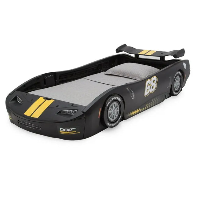 Delta Children™ Turbo Race Car Twin Bed | Kids’ Speedy Racecar Frame