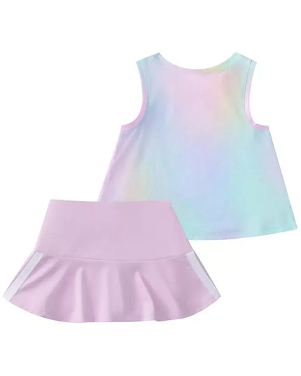 adidas Baby Girls Printed Tank Top & Skort Set