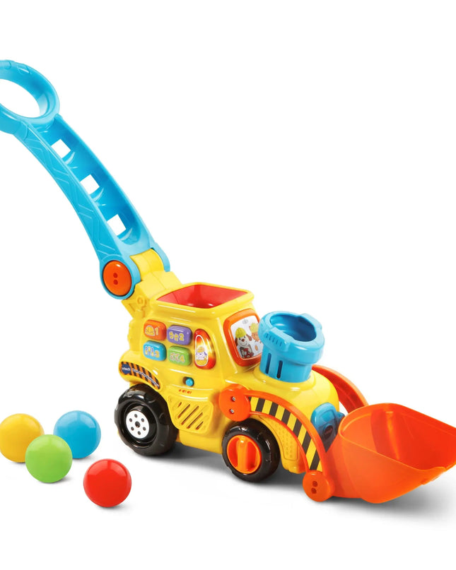 VTech® Pop‑a‑Balls™ Push & Pop Bulldozer | Learning Push‑Along Toy