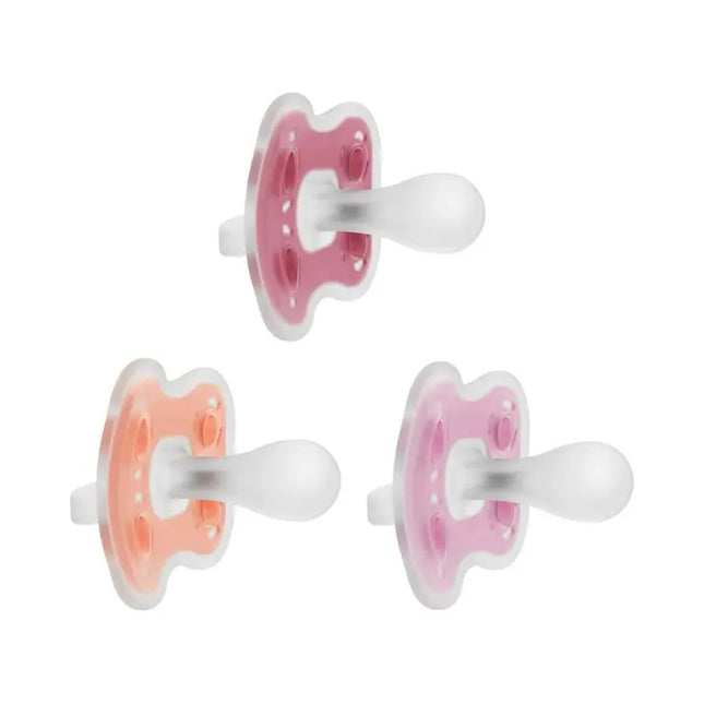 Dr. Brown'S Advantage One-Piece Silicone Baby Pacifier, Fully Symmetrical, 6-18M, 3 Pack