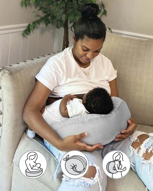 Boppy® Anywhere Feeding Pillow – Portable Nursing & Bottle-Feeding Support