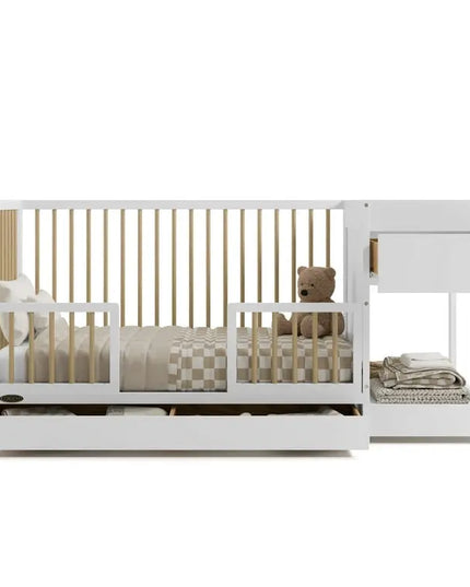 Graco™ Teddi 5‑in‑1 Convertible Crib & Changer with Drawer