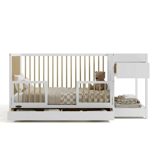 Graco™ Teddi 5‑in‑1 Convertible Crib & Changer with Drawer