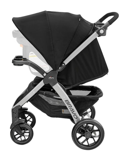 Chicco™ Bravo® Quick-Fold Stroller – 3-in-1 Travel System Frame, Infant & Toddler Stroller